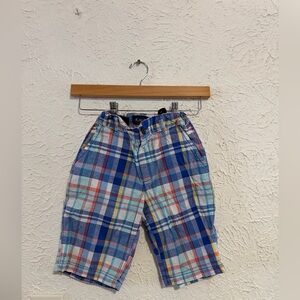The Children’s Place Boys Plaid Shorts Size 8 | Stretch Cotton | Classic Style